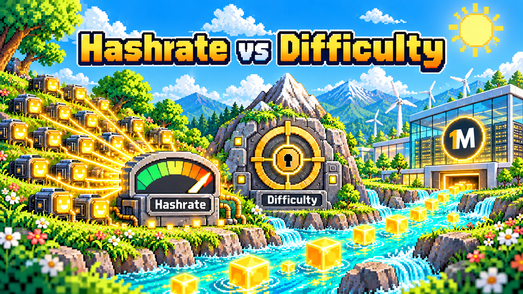 First, Two Words: Hashrate and Difficulty