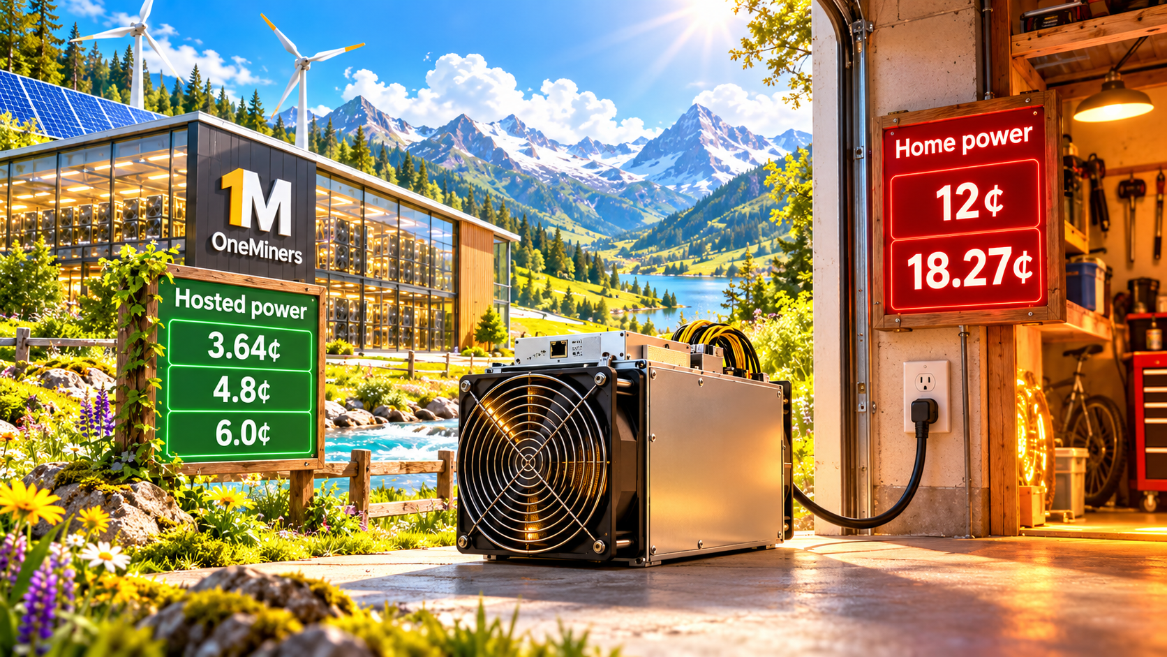 A Worked Example. Same Machine, Different Power Rates