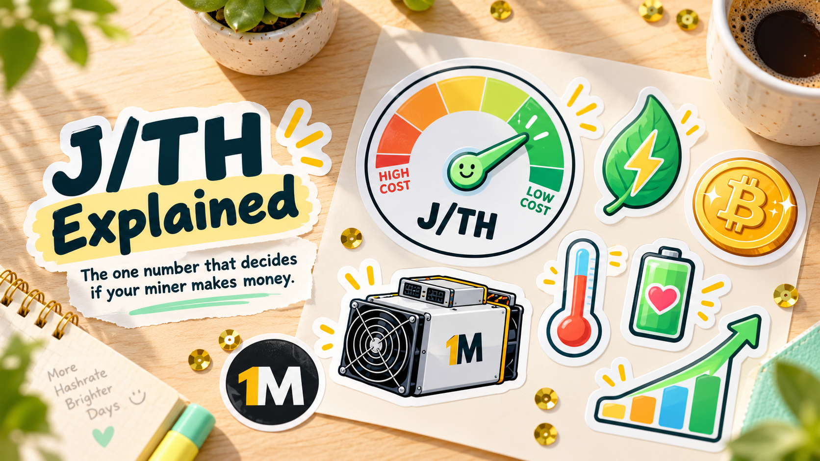 J/TH Explained: The One Number That Decides If Your Miner Makes Money